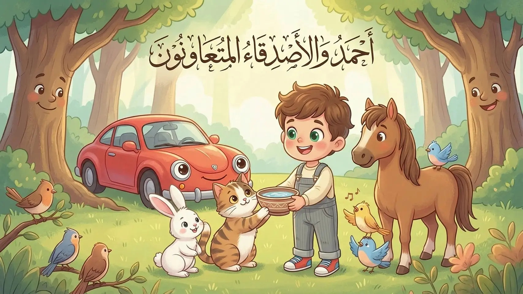 أحمدُ والأصدقاءُ المتعاونون