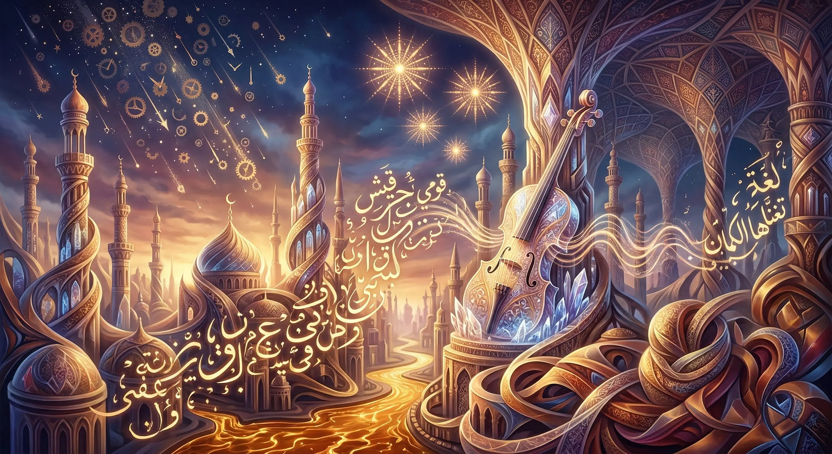 قُومِي نُرتِّلُ فِي المَدَائِنِ أَحرُفَشْ