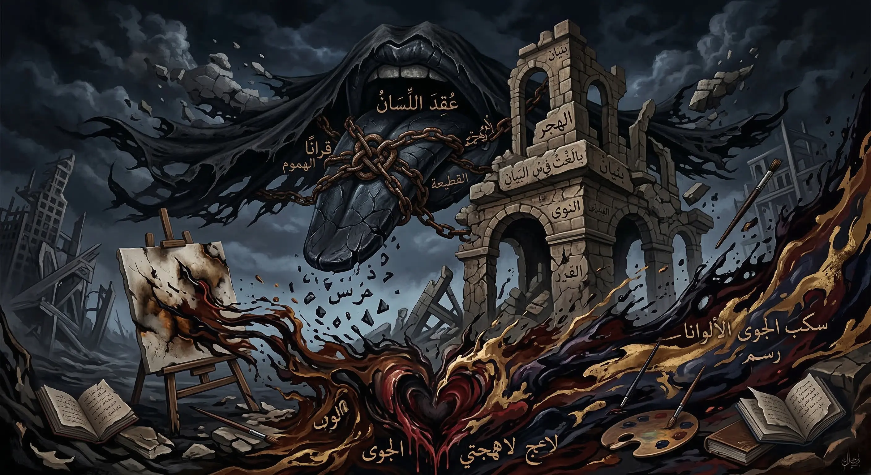 بَالَغْتُ فِي دَرْسِ البَيَانِ