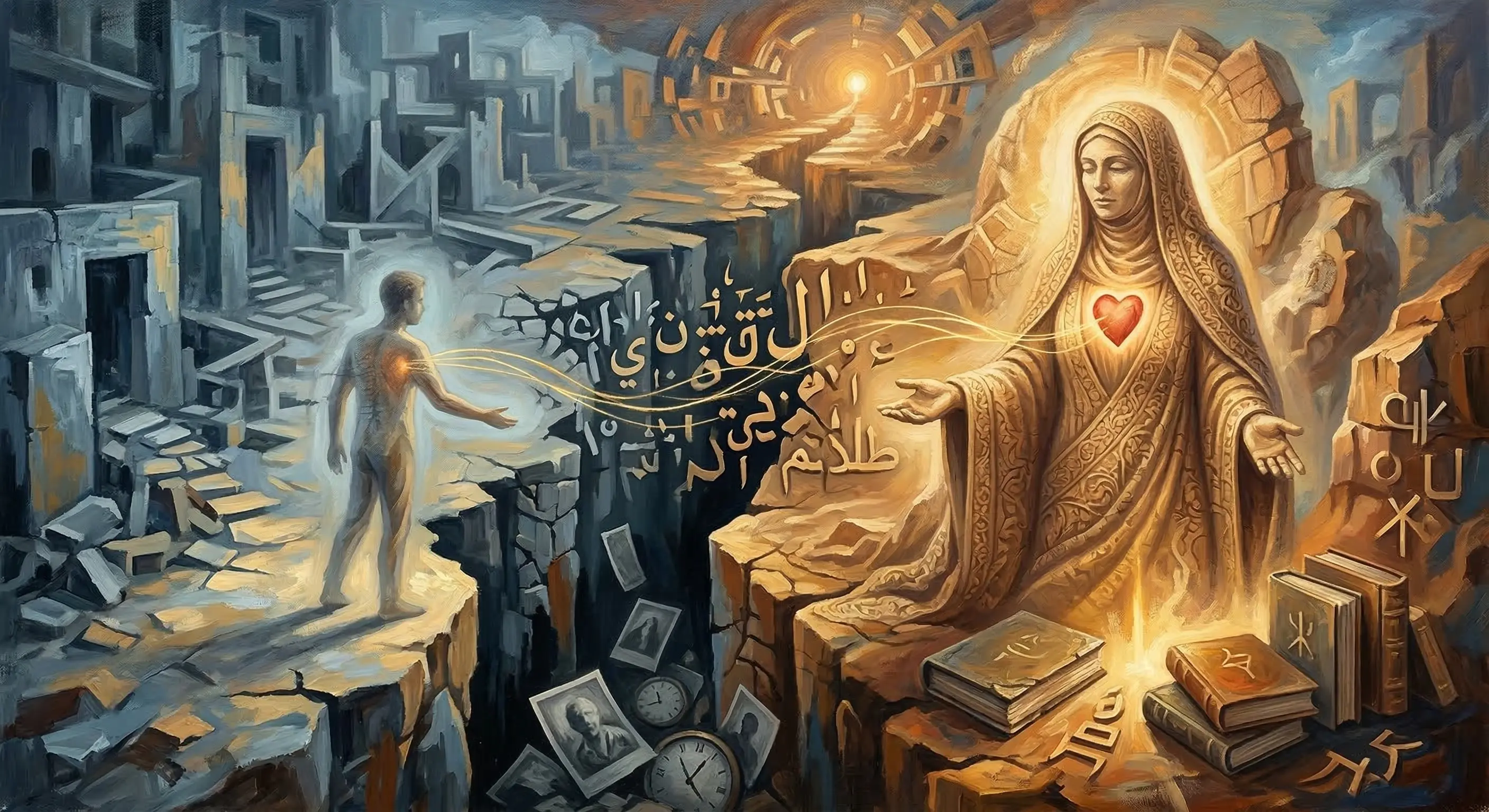 انشِطَارُ الرُّوحِ ومَقْبَرَةُ المَسَافَات